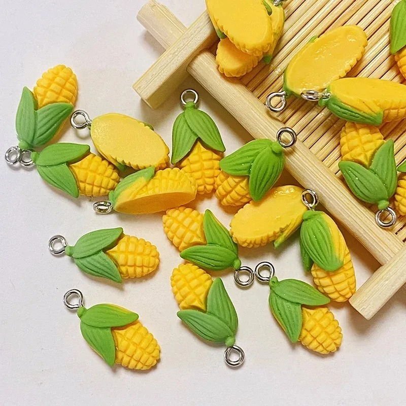 Resin Crafts Diy - 20개 재미있는 미니 옥수수 야채 레진