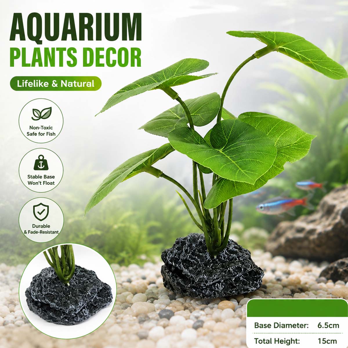 Terrarium Moss Art - 1pc 수족관 시뮬레이션 식물 수생 식물