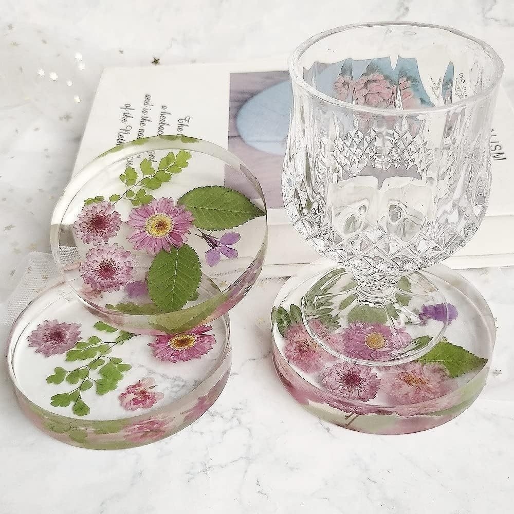 Coaster Mold Round - 간단한 창의적인 컵받침 실리콘 몰드 라운드