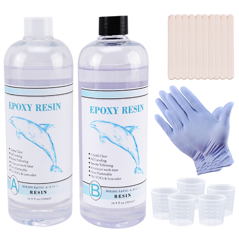Serving Tray Mold - 1:1 투명 에폭시 수지 크리스탈 클리어