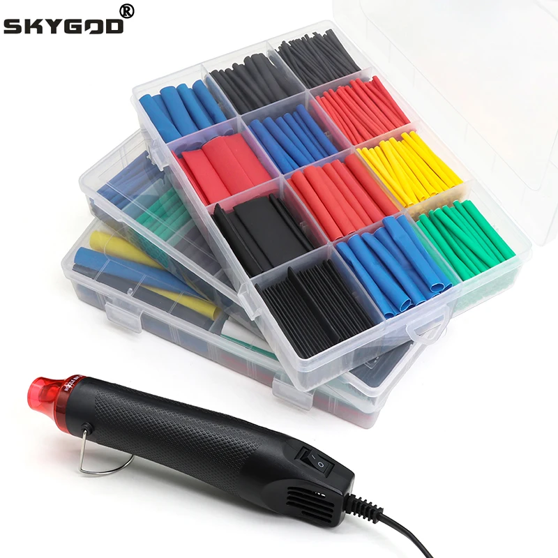 Heat Gun Small - 102-750pcs 2:1 내열성 튜브 열 수축