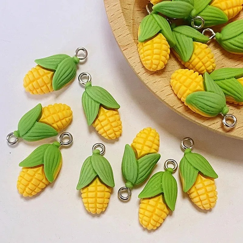20개 재미있는 미니 옥수수 야채 레진 참 장식품 인공 - Resin Crafts Diy 리뷰 및 가격