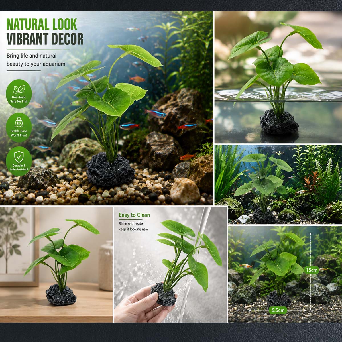 1pc 수족관 시뮬레이션 식물 수생 식물 인공 수족관  - Terrarium Moss Art 리뷰 및 가격