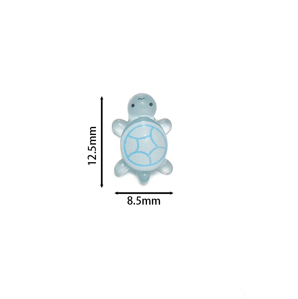 10개/세트 미니 레진 바다거북 야광 귀여운 작은 거북 - Resin Crafts Diy 리뷰 및 가격