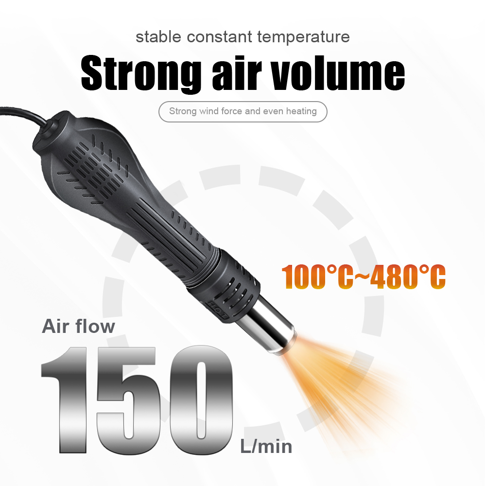 2 in 1 750W 뜨거운 공기 총 LCD 디지털 디 - Heat Gun Small 리뷰 및 가격