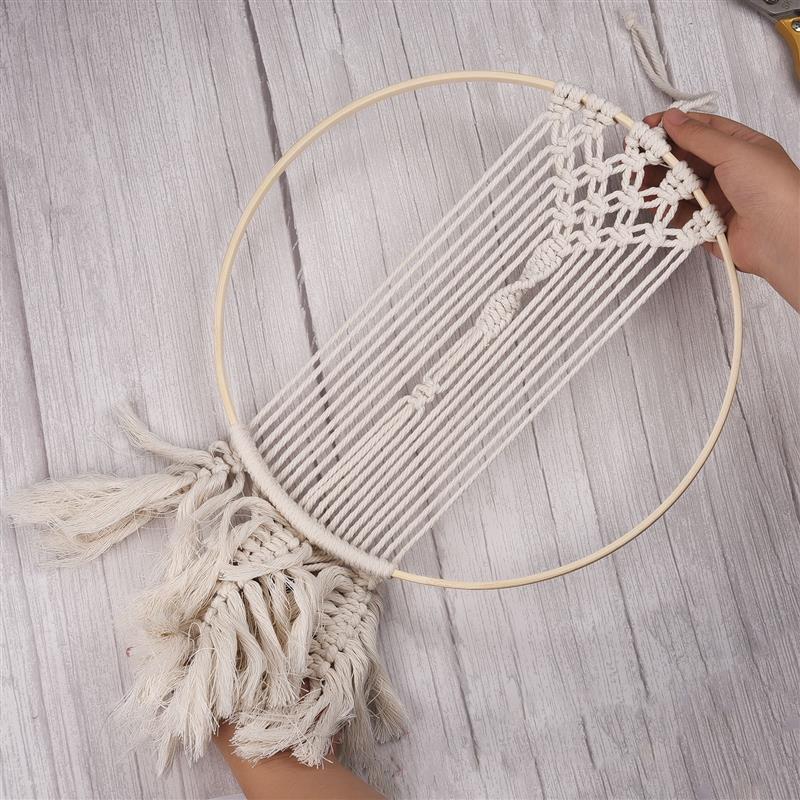 1/5Pcs 8 33cm 나무 DIY 수제 포수 자수  - Wood Ring Blank 리뷰 및 가격